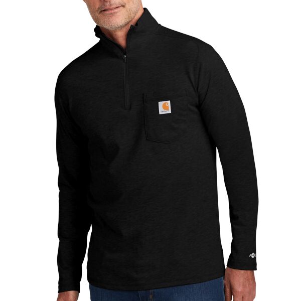 Force ® 1/4 Zip Long Sleeve T Shirt Thumbnail