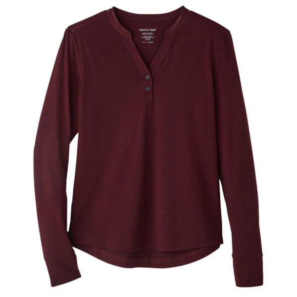 Women's JAQ Stretch Performance V-Neck Snap Pullover Thumbnail