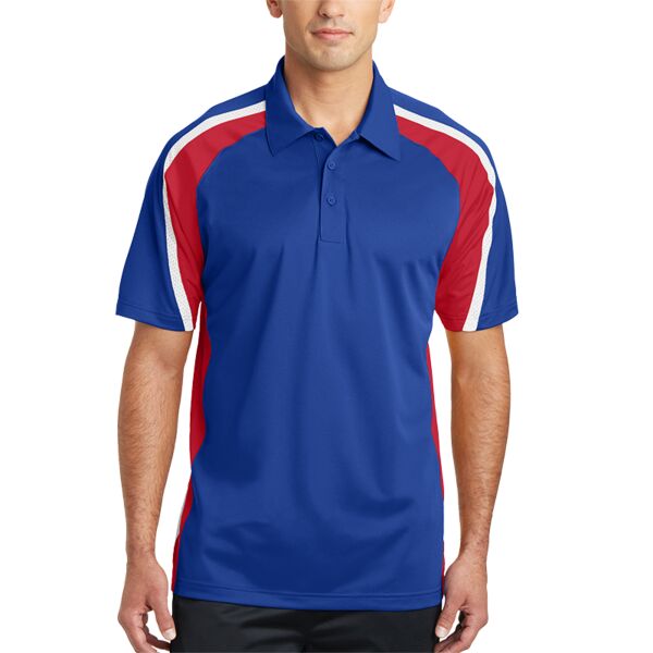 Adult Tricolor Micropique Polo Thumbnail