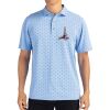 Cutter & Buck Virtue Eco Pique Tile Print Recycled Mens Polo Thumbnail