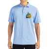Cutter & Buck Virtue Eco Pique Tile Print Recycled Mens Polo Thumbnail
