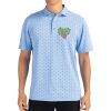 Cutter & Buck Virtue Eco Pique Tile Print Recycled Mens Polo Thumbnail