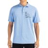 Cutter & Buck Virtue Eco Pique Tile Print Recycled Mens Polo Thumbnail