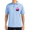 Cutter & Buck Virtue Eco Pique Tile Print Recycled Mens Polo Thumbnail