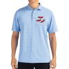 Cutter & Buck Virtue Eco Pique Tile Print Recycled Mens Polo Thumbnail