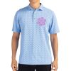 Cutter & Buck Virtue Eco Pique Tile Print Recycled Mens Polo Thumbnail